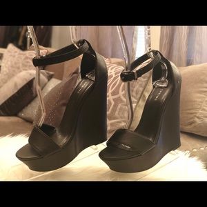 CALL IT SPRING Black Wedges